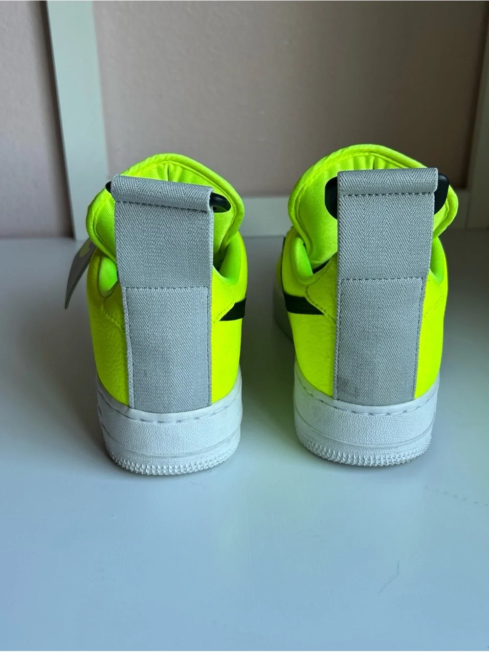 Nike Air Force 1 Utility Volt/Black Hook & Loop Sneakers | Men’s Size 8